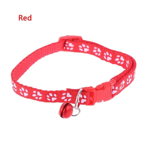 1 PC New Useful Footprint Pet Collar Strap Buckle