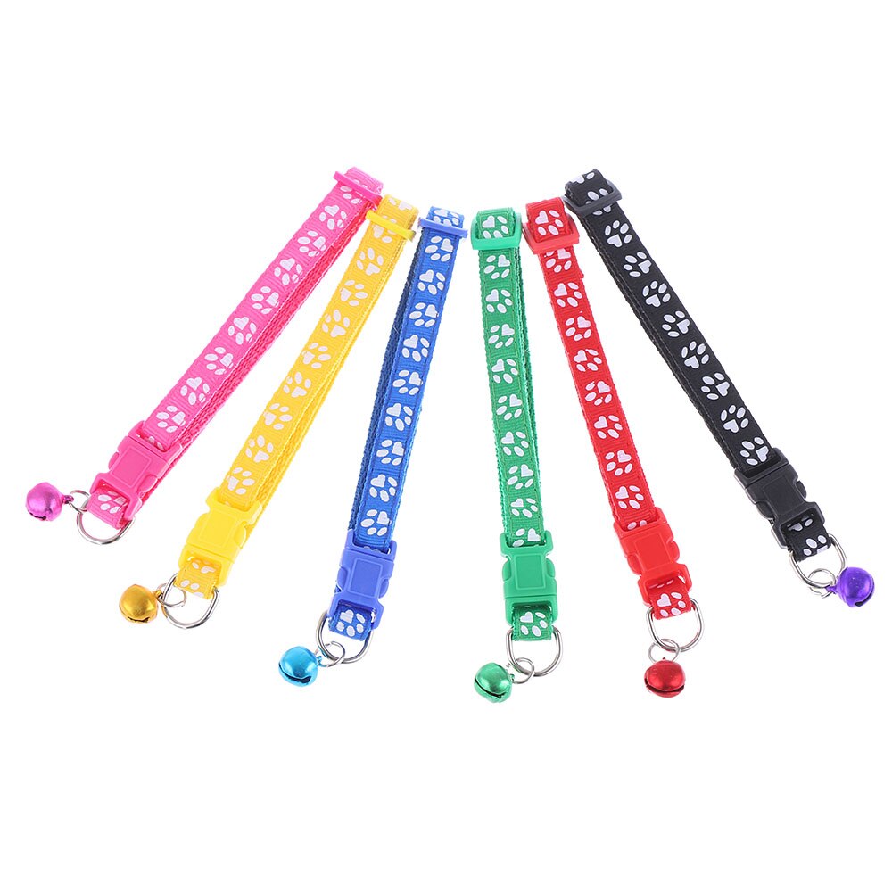 1 PC New Useful Footprint Pet Collar Strap Buckle