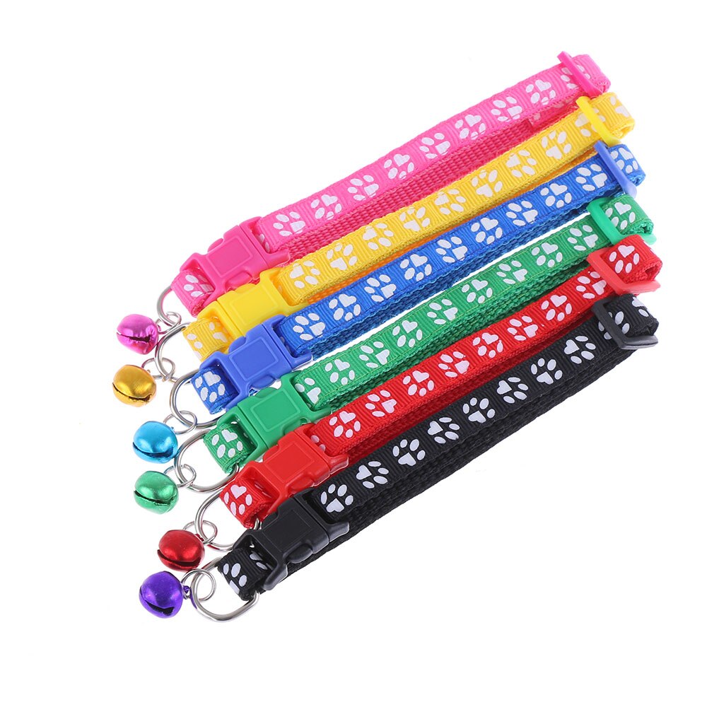 1 PC New Useful Footprint Pet Collar Strap Buckle