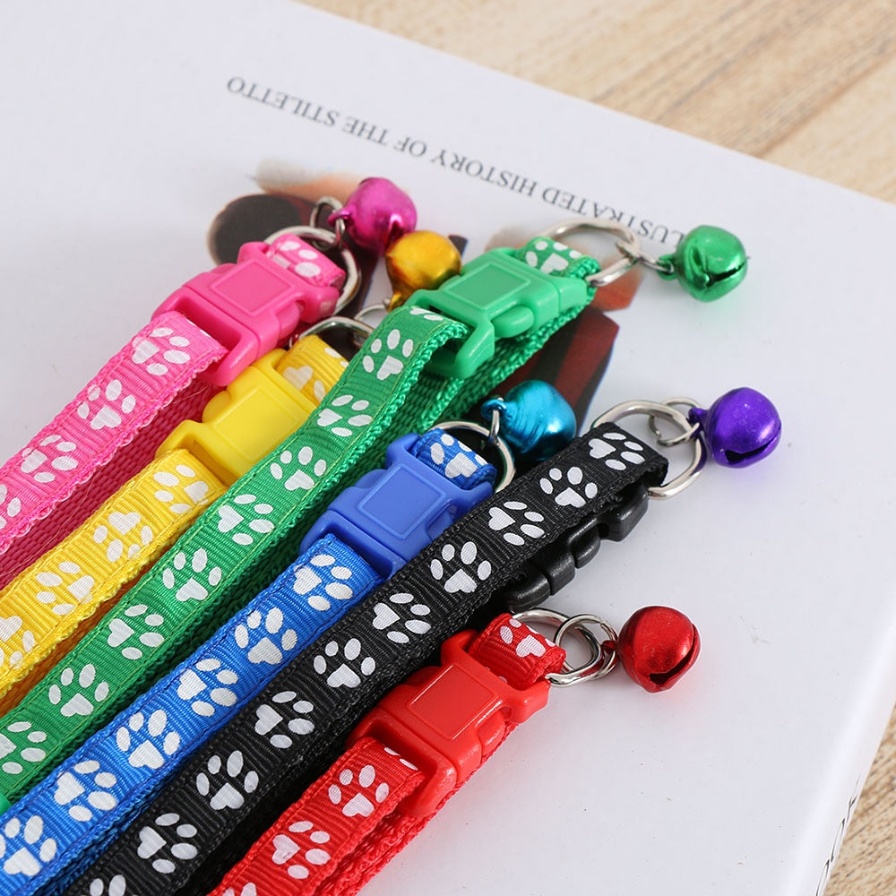 1 PC New Useful Footprint Pet Collar Strap Buckle