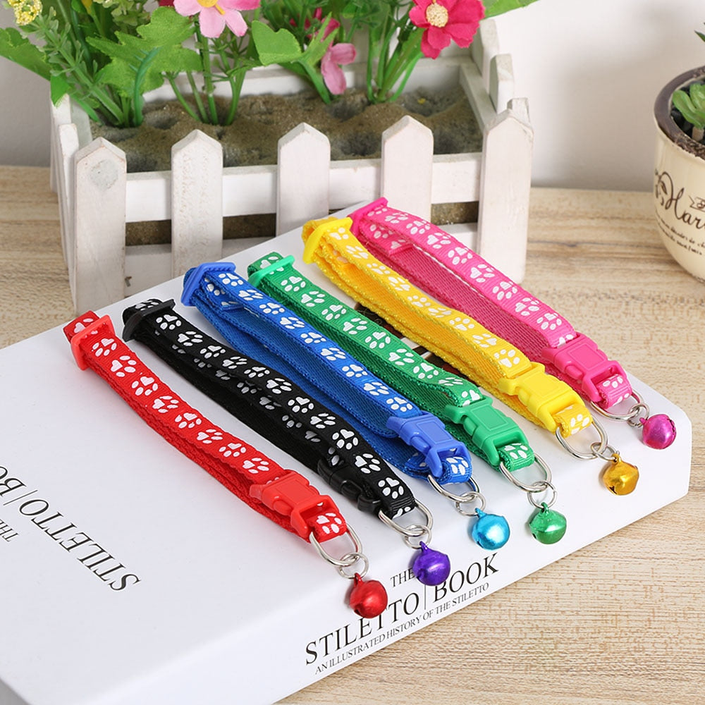 1 PC New Useful Footprint Pet Collar Strap Buckle