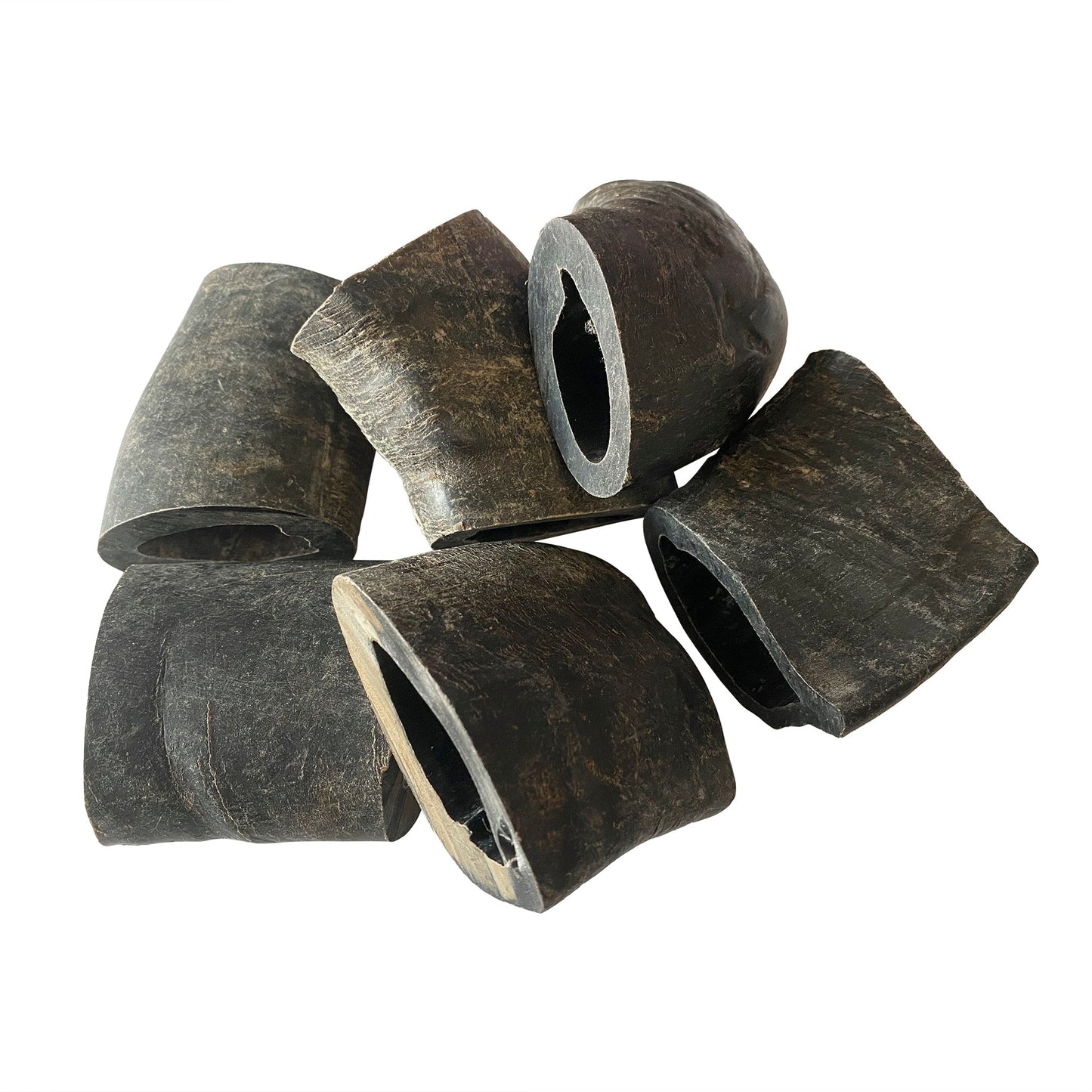 Water Buffalo Horn Section/Tuffie Dog Chews-2 Count-10 oz (WSP)