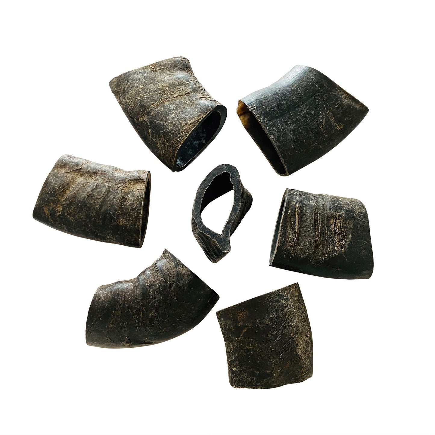 Water Buffalo Horn Section/Tuffie Dog Chews-2 Count-10 oz (WSP)
