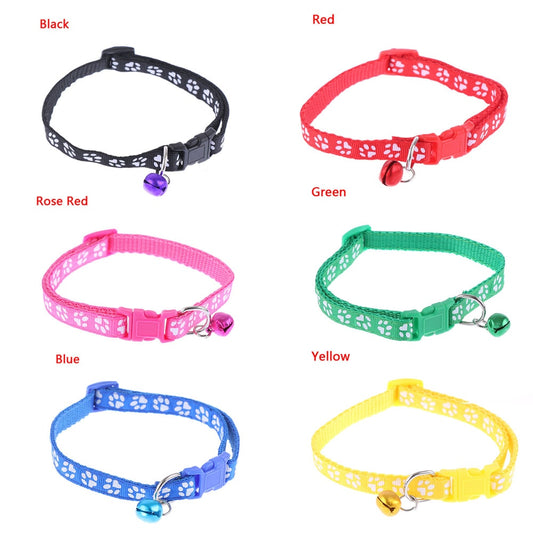 1 PC New Useful Footprint Pet Collar Strap Buckle